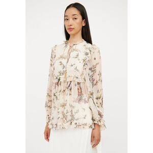 ❤️Zimmermann Silk Floral Blouse❤️